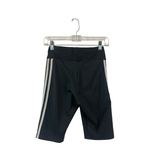 Adidas Women's Black & White Workout Shorts - Picture 2 of 6